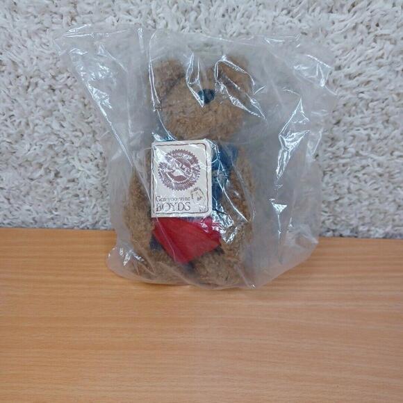 Vintage Boyds Bears Herbie Bearlove 82001 Heart Love Friend 6" Jointed W/ Tags - Picture 7 of 7